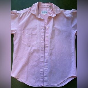 Pink vintage Perry Ellis Levi Strauss button down